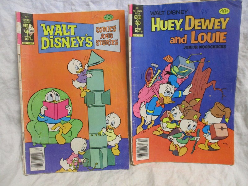 MN 1084 - Old Comic - Walt Disney - Daisy and Donald / Huey Dewey and Louie Carousel 1