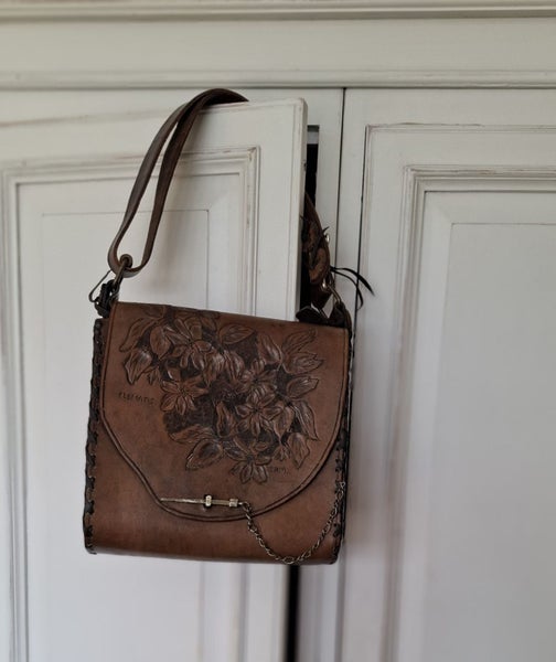 Tooled leather bag - large and bespoke63615577885825115