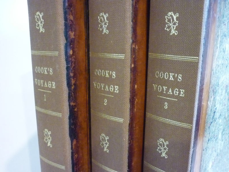 1784 CAPTAIN COOK 3 VOLUMES. 1ST DUBLIN EDITION. Carousel 17