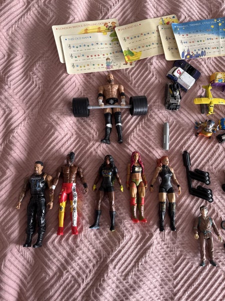 wwwe figures + mixture of toys Carousel 1