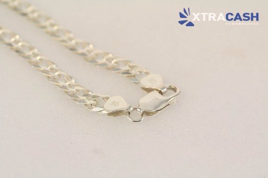 Sterling Silver Club Chain Necklace Carousel 2