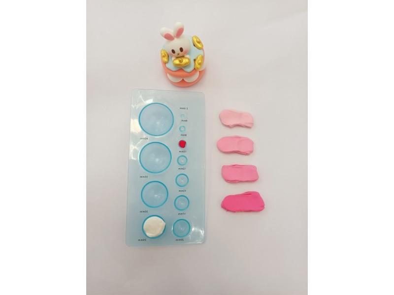 Ultra Light Clay Flowers Colour Modulation Measure Taking Device Semicircle DIY Carousel 1