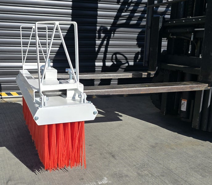 Forklift Mounted Sweeper Carousel 1