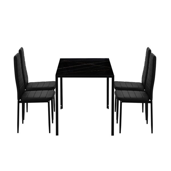 Marble Dining Table Set 4 Chairs Carousel 14