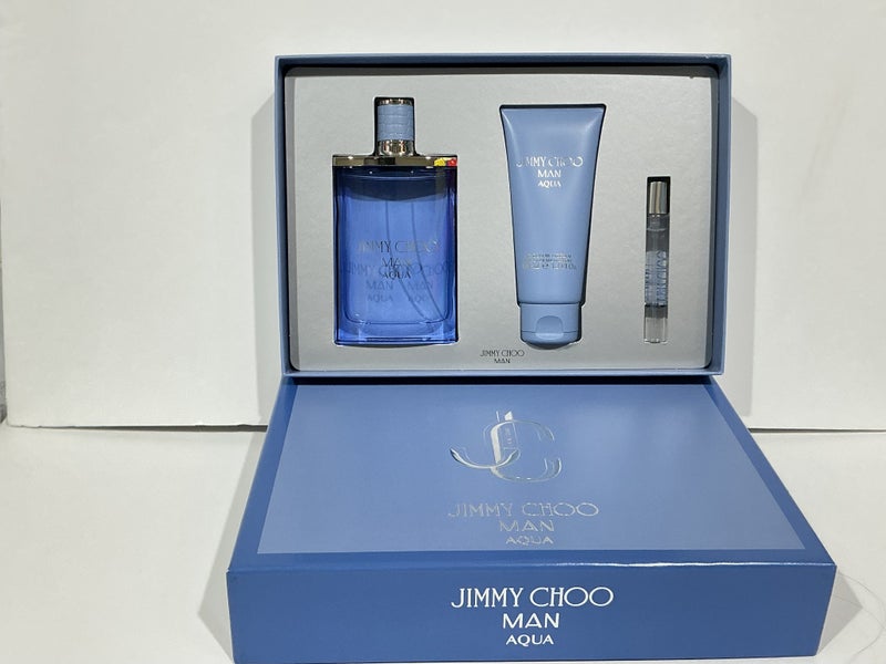 Jimmy Choo Man Aqua by Jimmy Choo 100ml EDT 3 Piece Gift Set for Men. Carousel 1