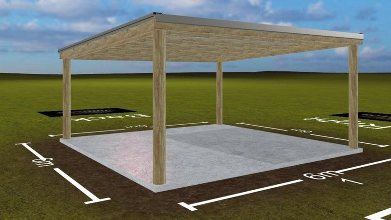 6m x 6m Carport - Clearspan and Kitset Carousel 5