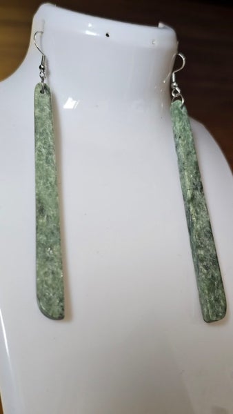Pounamu earrings Carousel 1