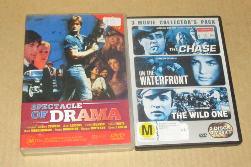 Bulk Multi Movie Pack DVD's x 8 (1) - 37 MOVIES Carousel 2