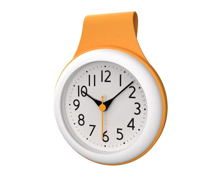 Kitchen bathroom waterproof clock fashion waterproof mute digital clock orang Carousel 1