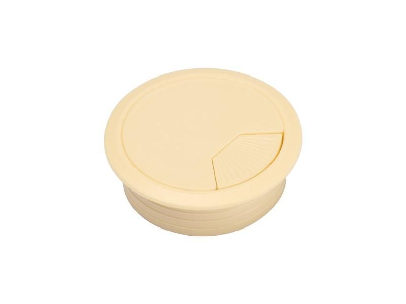 1PC 60/80mm Desk Table Plastic Cable Hole Cover PC Computer Desk Round Wire Carousel 1