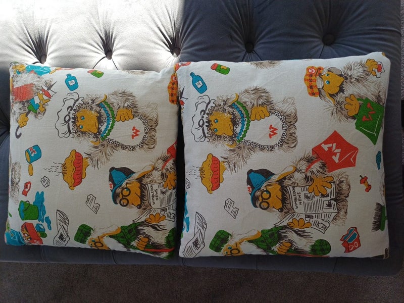70s Retro Womble cushion x 2 Carousel 3