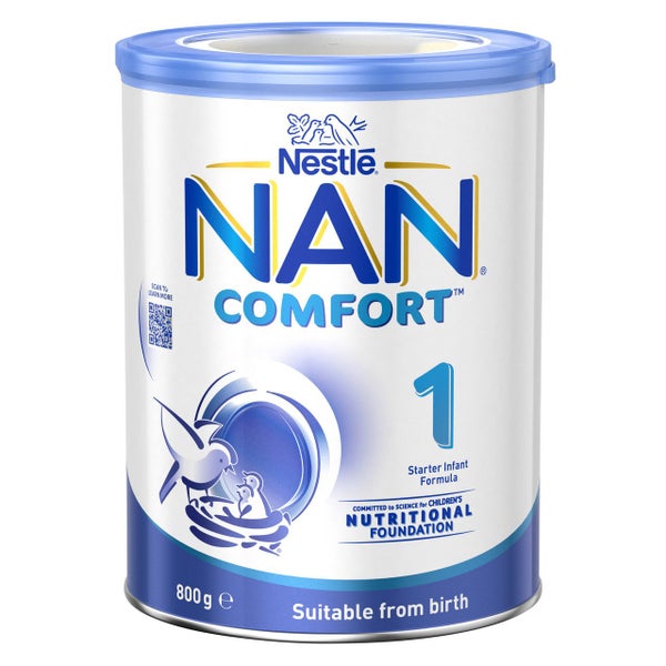 Nestle NAN COMFORT 1 Starter Baby Infant Formula Powder, From Birth - 800g Carousel 1