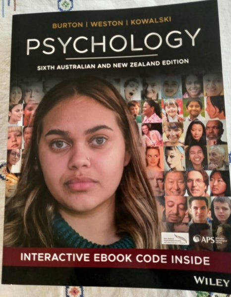 Psychology textbook latest 6th Edition Australia & NZ version- as new Carousel 1