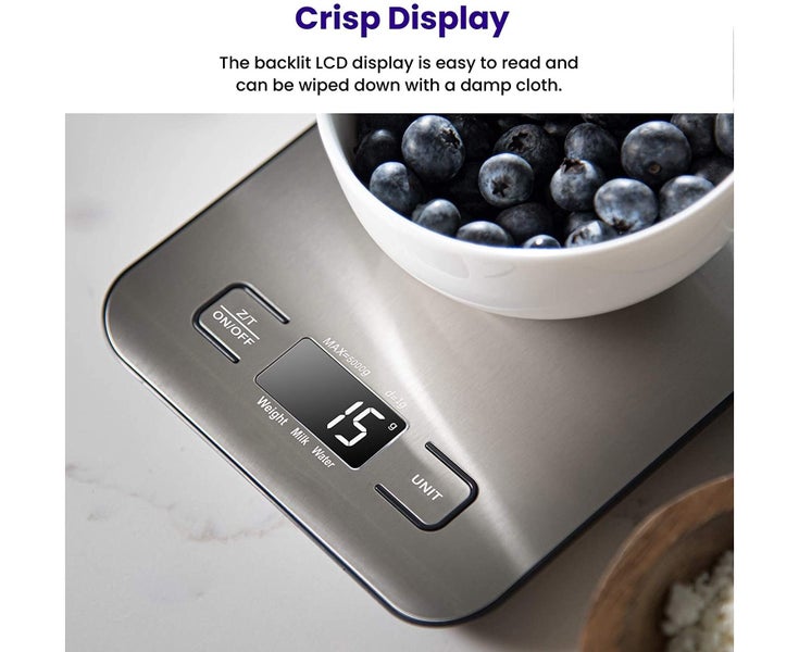 Food Kitchen Scale, Digital Grams and Ounces for Weight Loss, Baking, Cooking Carousel 2