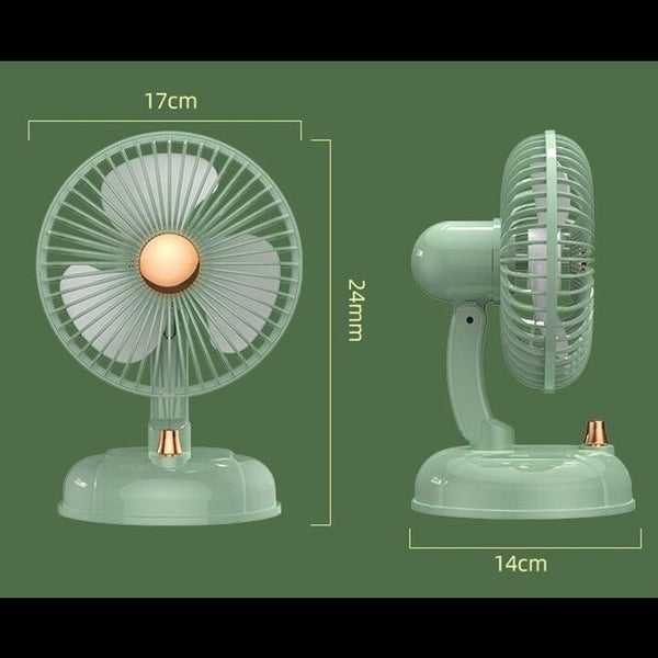 Oscillating Table Fans , 3-speed Convenient Push Button Controls, for Bedroom Carousel 2