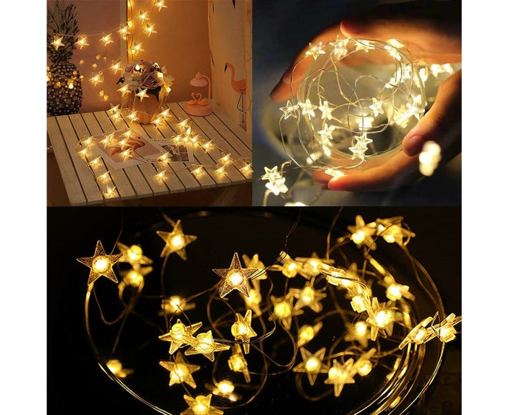 3 Indoor Fairy Lights Batteries, 2m 20 LED Christmas Decorative Lights Outdoo Carousel 5