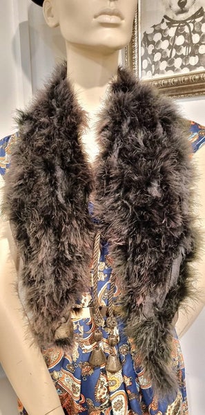 Antique Ostrich Feather Stoles Carousel 1