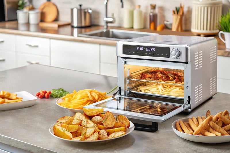 Kogan XXXXL 25L Digital Air Fryer Oven Carousel 2