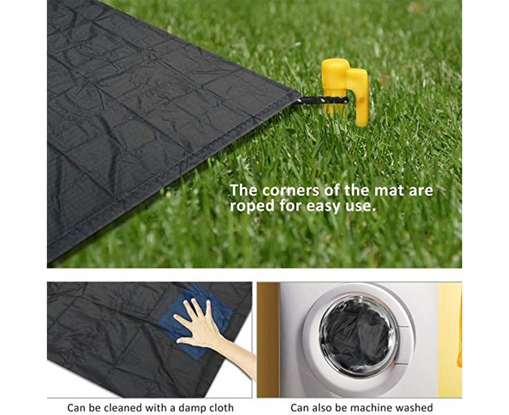 Outdoor Picnic Waterproof Blanket,Compact Lightweight Foldable Carousel 5