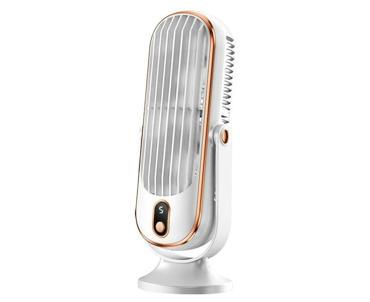 Air Cooling Fan USB Rechargeable 1800mAh Tower Table Fan 5 Speeds Refrigerati Carousel 1
