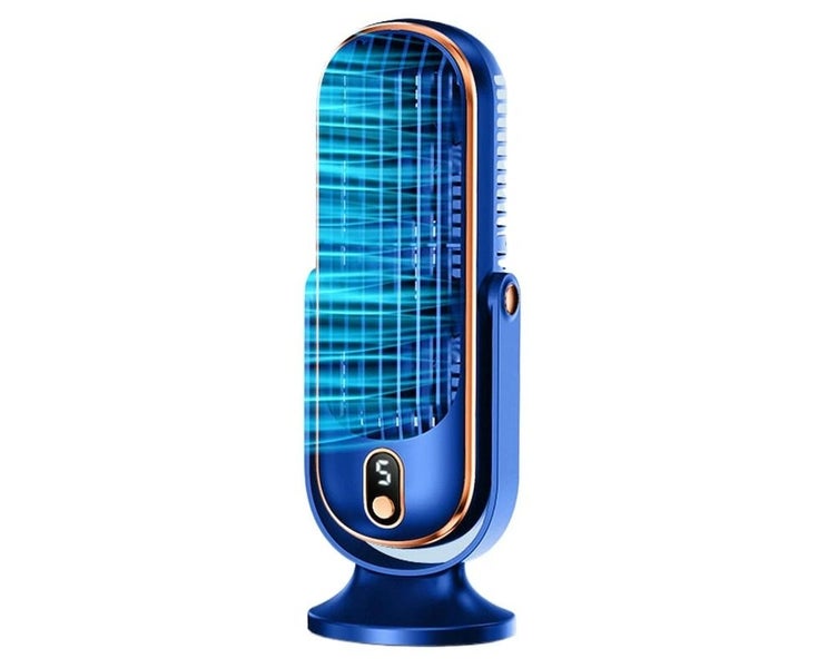 Air Cooling Fan USB Rechargeable 1800mAh Tower Table Fan 5 Speeds Refrigerati Carousel 8