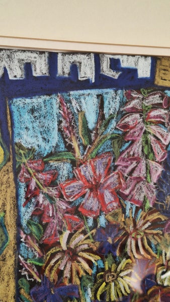 +++ IMPRESSIVE " B?J. ROBINSON - SUMMER FLOWERS II " PAINTING +++ Carousel 17