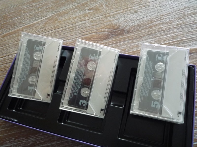 Boxed set of Billie Holiday unopened tape cassettes Carousel 7