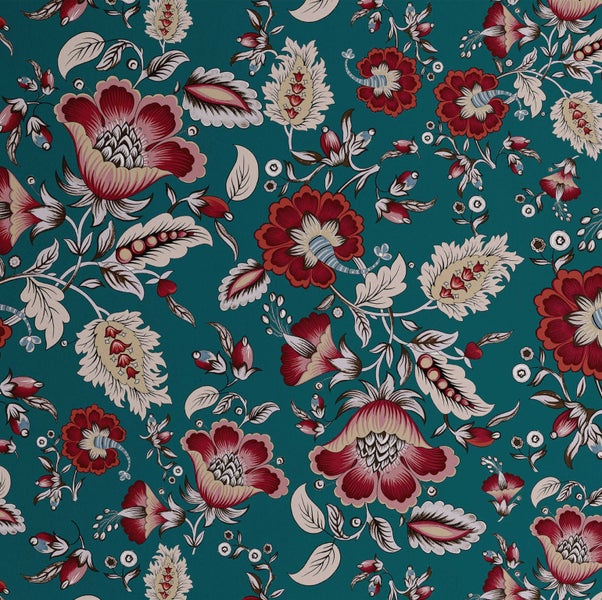 S4Sassy Floral Walls Covering, Self-Adhesive Vinyl Wallwrap For Living Spaces Carousel 1