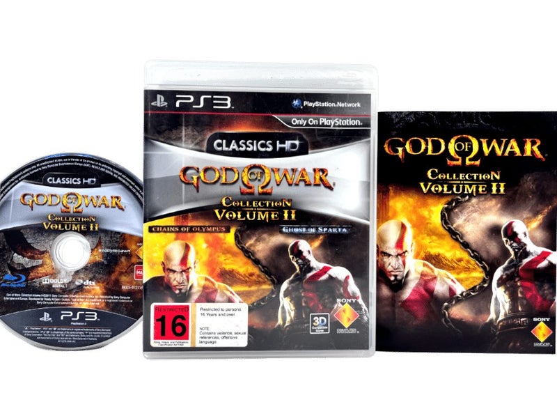 The God of War COLLECTION VOLUME 2 (Collection II) PS3 *MINT COMPLETE* Carousel 1