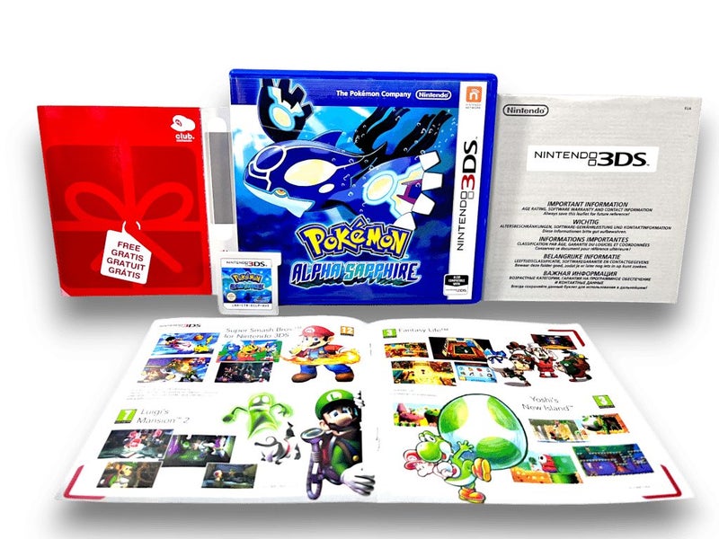 POKEMON Alpha Sapphire (3DS) *MINT COMPLETE* Carousel 1