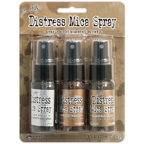 Ranger Ink Tim Holtz Distress Mica Sprays 1oz 3/pkg Carousel 1