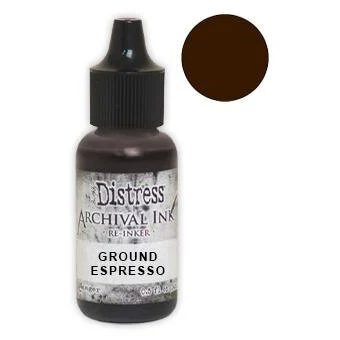 Ranger Ink Tim Holtz Distress Archival Reinker Ground Espresso Carousel 1