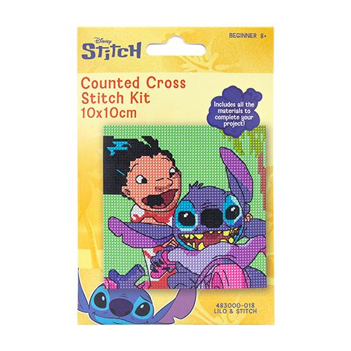 Disney Mini Counted Cross X Stitch Lilo and Stitch Kit Carousel 1