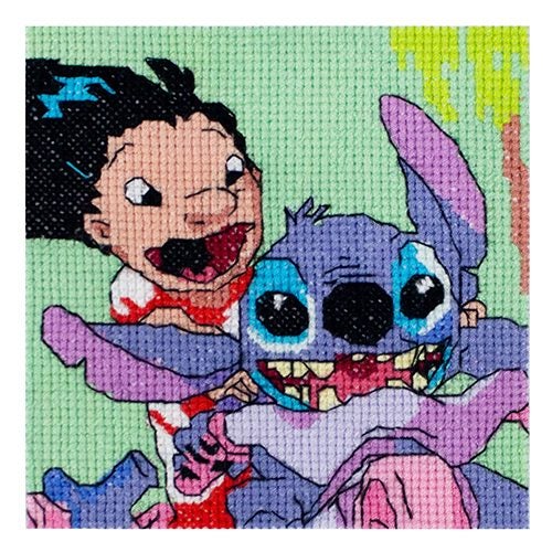 Disney Mini Counted Cross X Stitch Lilo and Stitch Kit Carousel 2