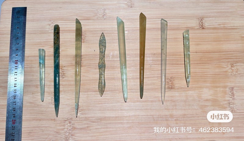 Natural Pure Jade Hairpins – Handcrafted Elegance Carousel 2