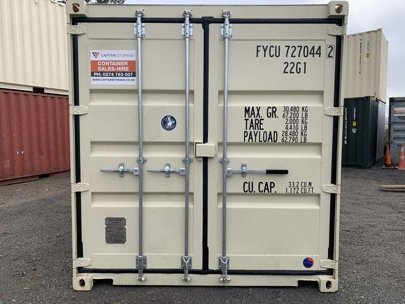 20’ Beige New Build One Trip Shipping Container64374341126786113