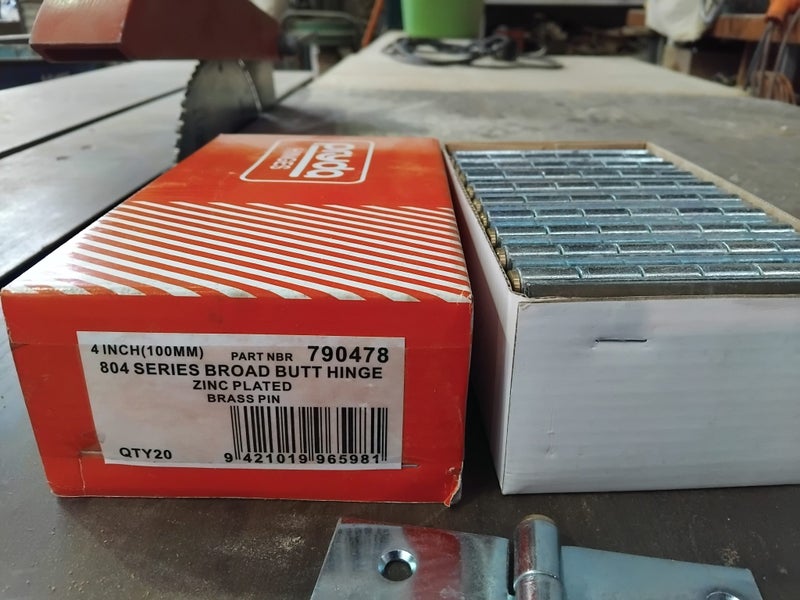 4x4 zinc broad butt door hinges x 20 Carousel 1