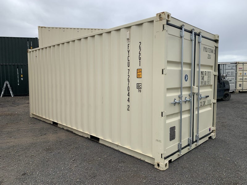 20’ Beige New Build One Trip Shipping Container64374341126786112