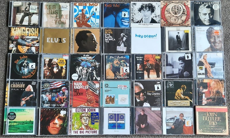 KebMo, Dr John, Bowie, CSNY, Legend, Charles, Kingfish, JJ Cale -choose ONE CD Carousel 1