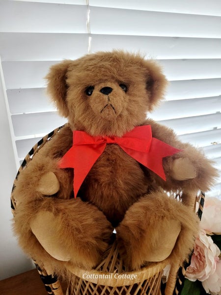 Collectable Teddy Bear 33cm 5-Way Jointed Excellent Cond Carousel 1