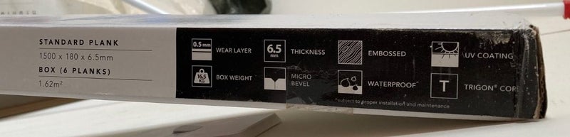 Godfrey Hirst Hybrid flooring - I think it's Metropol 1500 based on specs63616979481859111