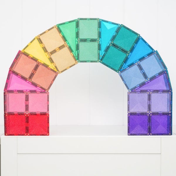 Connetix Glitter Castle Pack 48 pc Carousel 6