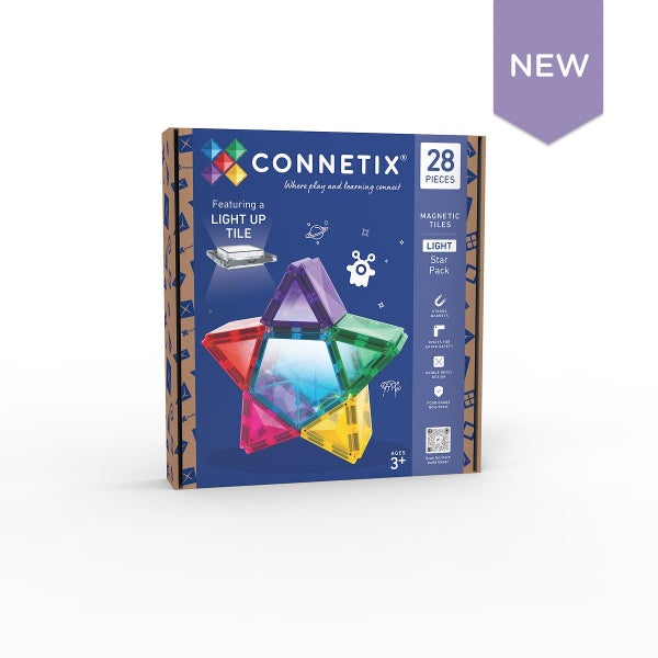 Connetix Light Star Pack 28 piece Carousel 1