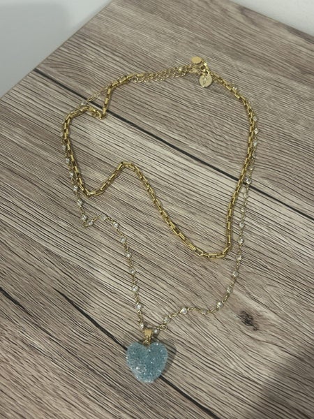 Crystal Haze Pendant and Gimme Gold Box Chain - New Carousel 2