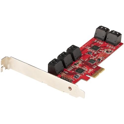 StarTech.com 10P6G-PCIE-SATA-CARD SATA PCIe Card Controller Card 10 Ports Carousel 1