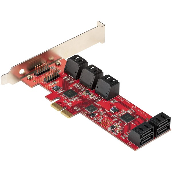 StarTech.com 10P6G-PCIE-SATA-CARD SATA PCIe Card Controller Card 10 Ports Carousel 2