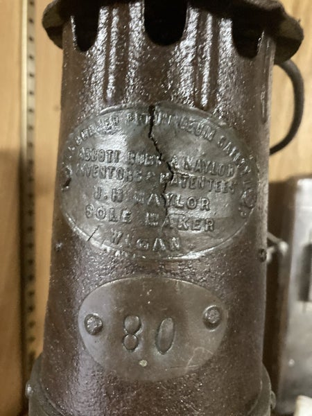 Antique mining safety lantern Carousel 3