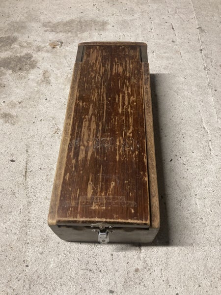 Antique blood pressue gauge in wooden box Carousel 4