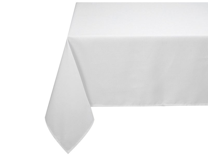 2.25m x 1.5m Rectangular Tablecloth WHITE Carousel 1