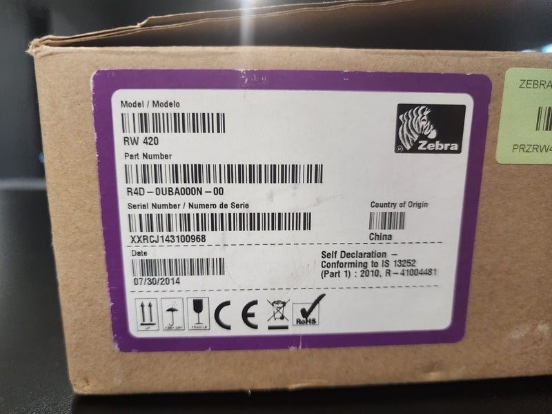 Zebra RW420 Mobile Printer Carousel 2